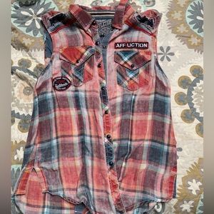 Women’s Sleeveless Affliction top